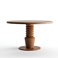 Quiet Wind Table Round Table 3d model