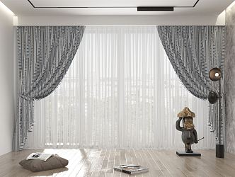 Modern Curtains 3d model