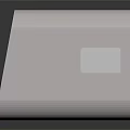 White Modern Device With Purple Transparent Window And Digital Control Panel