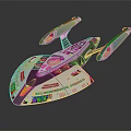 Modern Spaceship Spacecraft 3d model