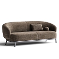 Modern double sofa 3d model