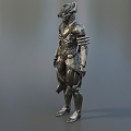 Alien Mutants Alien Mecha Sci-fi Star Armor Low Face Number Low Model Simple Model Game Sub-era Film and Television Level Super Realism 3d model