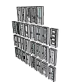 Various Interior Door Styles With Different Panel And Glass Designs