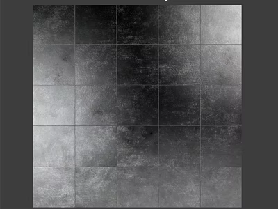 Gray And Black Textured Building Components With Square Panel Pattern Design 3d model