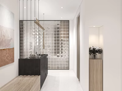 Modern Front Rope 3d model