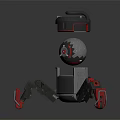 Mecha Warrior Mecha Soldier Machine Armor Mechanical Armor 3d model