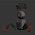 Mecha Warrior Mecha Soldier Machine Armor Mechanical Armor 3d model