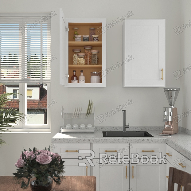 Indoor kitchenware Modern kitchenware model