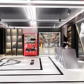 Modern Fitness Gym Reception Area Interior Design