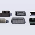 Diverse Sofa Set With Multiple Designs And Modern Styles For Living Room Use 3d model