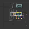 Elegant Shopping Mall Lobby With Chandelier Escalator People And KLOVA Storefronts