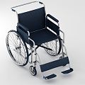 Modern Wheelchair 3d model