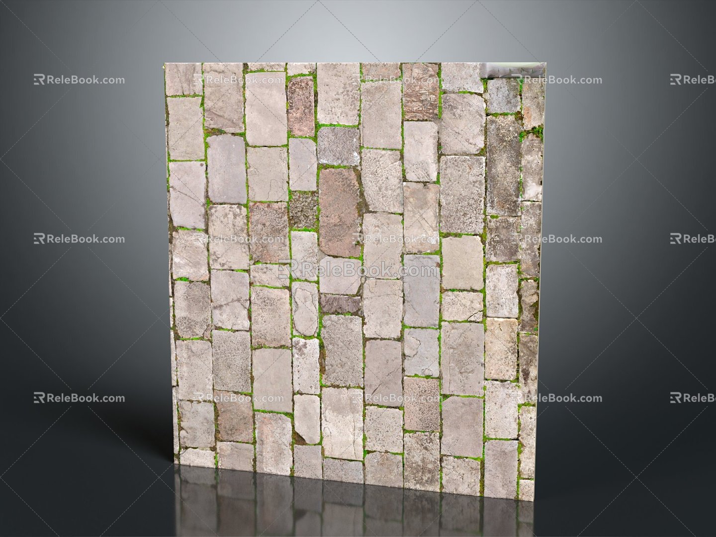 Modern Ground Stone Block Ground Stone Ground Stone Block Wall Stone Wall 3d model