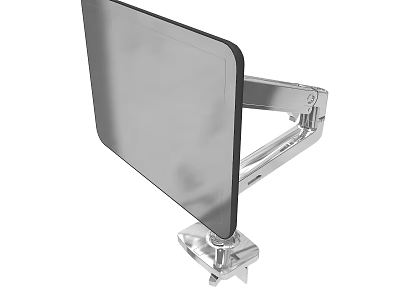 Adjustable Metal Monitor Mount With Swivel Arm And Stable Base 3d model