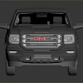 Gray Modern Pickup Truck With Silver Side Steps And Black Wheels Design