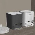 Modern sweeping robot 3d model