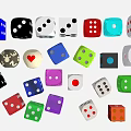Modern Dice Entertainment Equipment 3d model