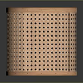 Industrial Cylindrical Orange Mesh Metal Filter Equipment With Perforated Surface Design