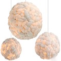 Popcorn and cloud lamp 3d model