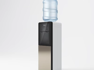 Standing Water Dispenser With Top Load Water Bottle For Daily Use 3d model