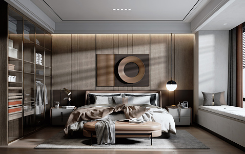 Modern Bedroom 3d model