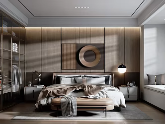 Modern Bedroom 3d model