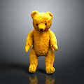 Kids Bedroom Furniture With Yellow Teddy Bear Decoration