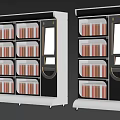 Self-service bookcase machine self-service vending machine 3d model