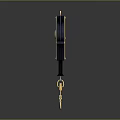 Black and Yellow Safety Fall Arrest Device With Metal Hook And Warning Lights