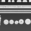 Roman Column Carving 3d model