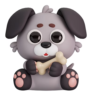 Modern Dog Puppy Cute Puppy Cartoon Puppy Anime Puppy 3d model Modern Dog Puppy Cute Puppy Cartoon Puppy Anime Puppy 3d model