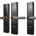 Philips Smart Door Handles with Digital Keypad Modern Design Various Styles for Home Security