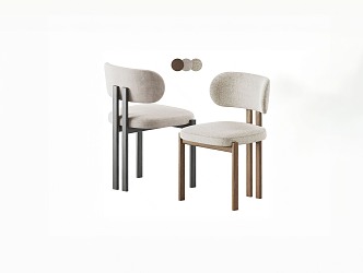 Modern Calligaris dining chair with armrest brand 3d model