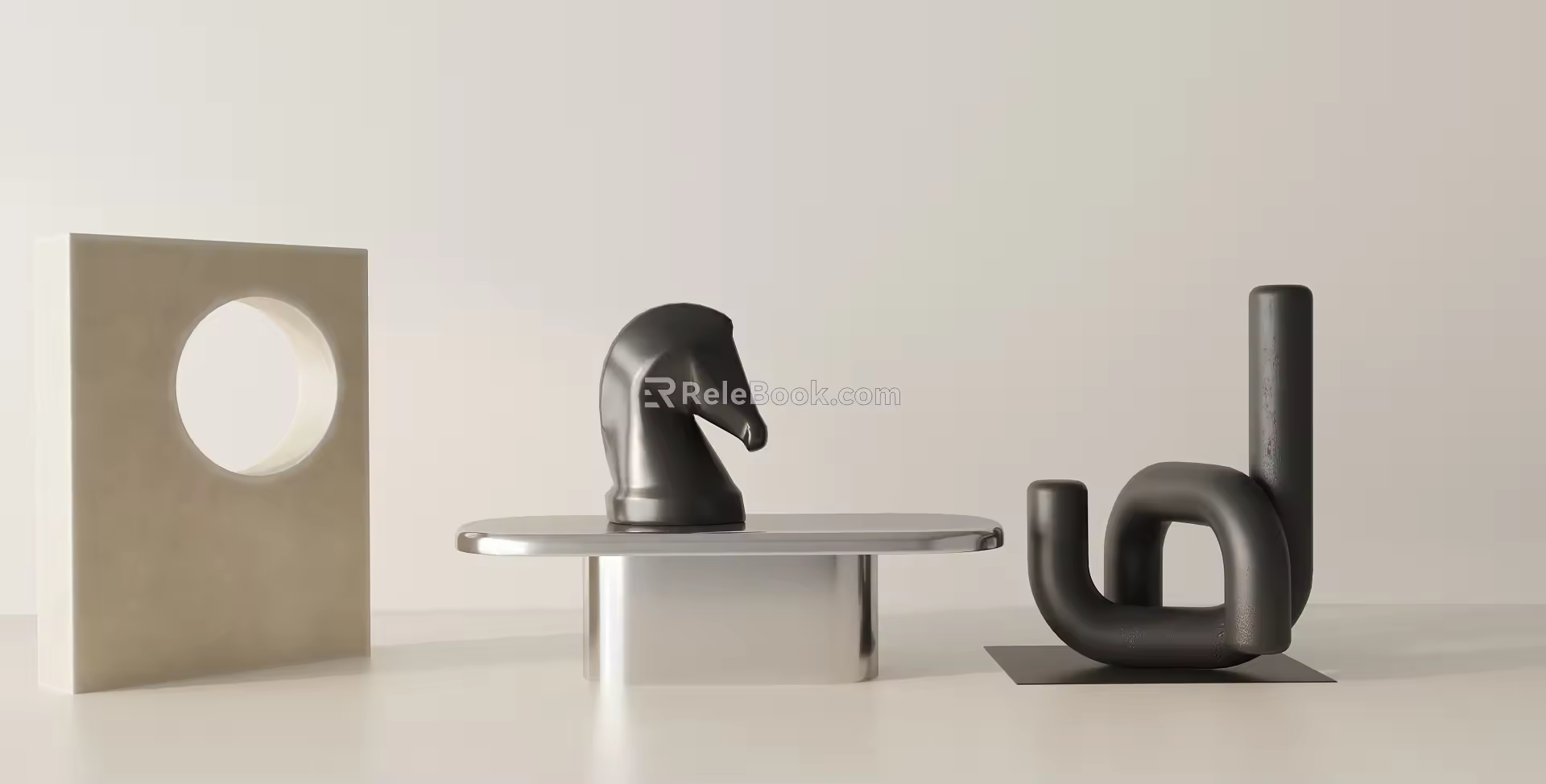 Modern ornaments combination 3d model