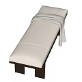 Poliform Modern Style Bed Tail Stool Bench Sofa Stool Shoe Changing Stool Low Stool 3d model