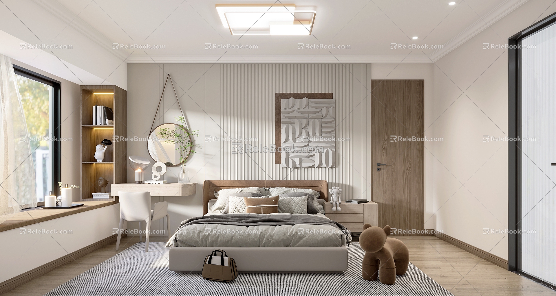 Modern Bedroom 3d model