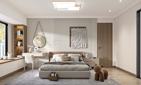 Modern Bedroom 3d model