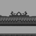 Traditional Building Facade Featuring Ornamental Carvings And Tile Roof Design Details
