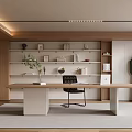 Modern study 3d model