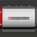 Krafttrolley Cylindrical Industrial Equipment With Silver Body And Red End Cap