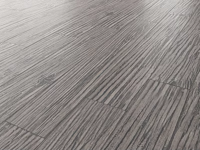 Modern Gray Wooden Floor With Natural Wood Grain Texture For Home Interior Design 3d model