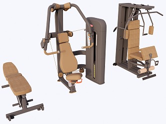 Fitness Equipment 3d model