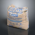 Home Use Gypsum Mixture Packaging Bag Featuring Blue Text And Logo Design