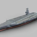USS Enterprise CVN-80 aircraft carrier Ford-class aircraft carrier warship military vessel warship 3d model
