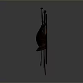 Medieval Shield Ancient Shield Defensive Weapon Ancient Shield Iron Shield Protective Shield Wooden Shield 3d model