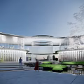 enscape rendering of sales office demonstration area 3d model