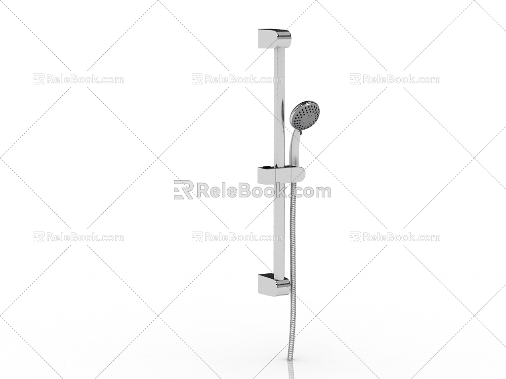 Modern shower rod shower 3d model