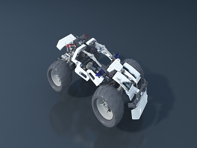 Modern toy car 3d model