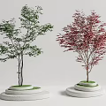 Modern Tree Landscape Tree 3d model