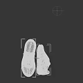 White Casual Sports Shoes with Black Stripes Lace Up Design and Golden Logo